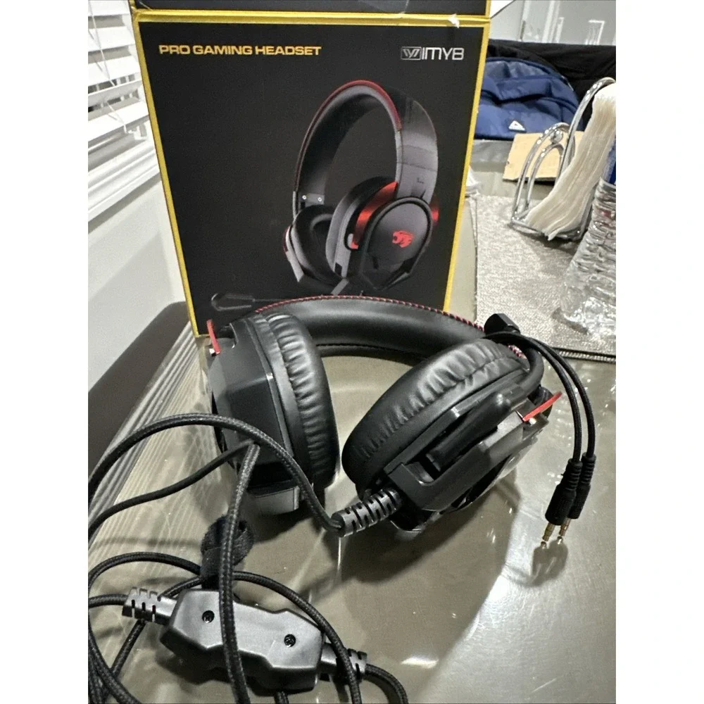 IMYB A88 Gaming Headset with Micro- Black & Red New In Open box